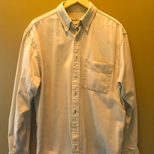 Men’s Eddie Bauer button down casual shirt. Tall M